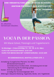 Yoga in der Passion, Maral Zahed